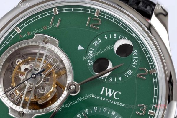 New! Swiss Grade Copy IWC Portugieser Constant Force Tourbillon Watch Green Dial New! Swiss Grade Copy IWC Portugieser Constant Force Tourbillon Watch Green Dial