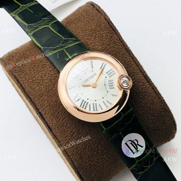 Swiss Copy Cartier Ballon Bleu De Quartz Watch Rose Gold 30mm Swiss Copy Cartier Ballon Bleu De Quartz Watch Rose Gold 30mm