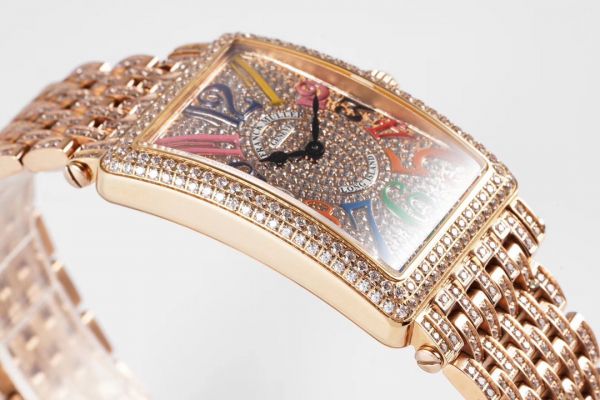 New! Swiss Copy Franck Muller Long Island Rose Gold Ice Watch Dream Markers New! Swiss Copy Franck Muller Long Island Rose Gold Ice Watch Dream Markers
