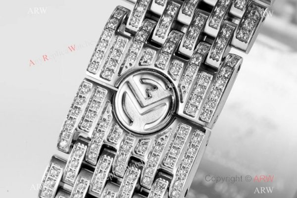 New! Swiss Grade Franck Muller Long Island Watch Full Diamond Yellow Markers New! Swiss Grade Franck Muller Long Island Watch Full Diamond Yellow Markers