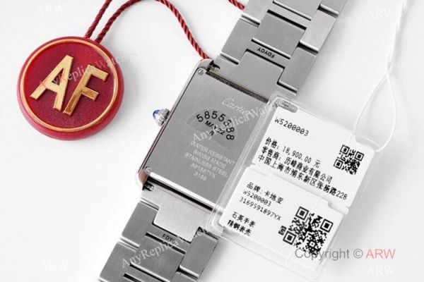 New! Swiss Cartier Tank Solo AF Factory Stainless Steel Watch Mid-size New! Swiss Cartier Tank Solo AF Factory Stainless Steel Watch Mid-size