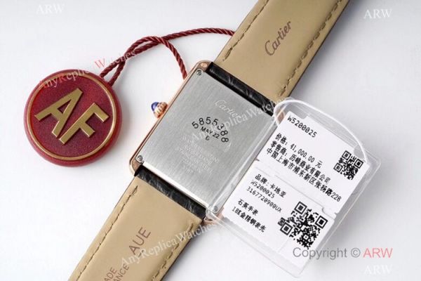 New! AF Factory Cartier Tank Solo Rose Gold Replica Watch Swiss Quartz New! AF Factory Cartier Tank Solo Rose Gold Replica Watch Swiss Quartz
