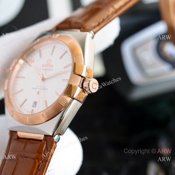 New! Swiss Copy Omega Constellation Gents Watches Rose Gold 39mm New! Swiss Copy Omega Constellation Gents Watches Rose Gold 39mm