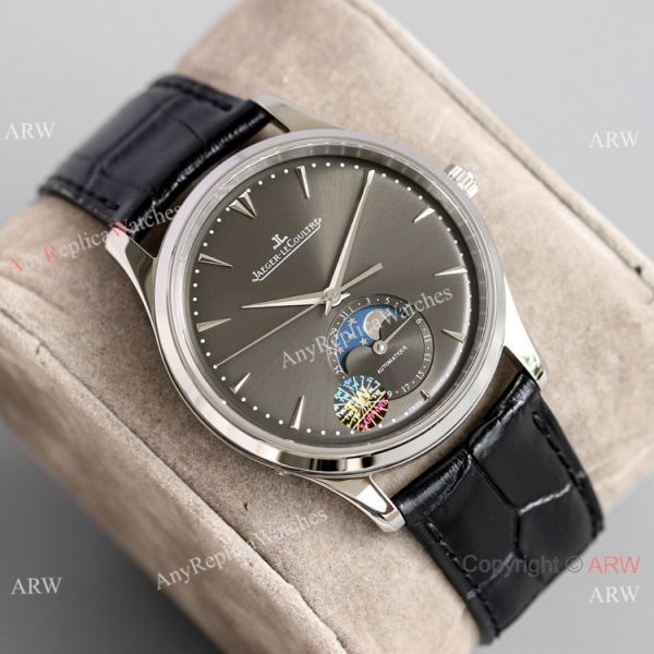 Grade 1A Jaeger-LeCoultre Master Ultra Thin Moonphase Watch Rhodium Dial Grade 1A Jaeger-LeCoultre Master Ultra Thin Moonphase Watch Rhodium Dial