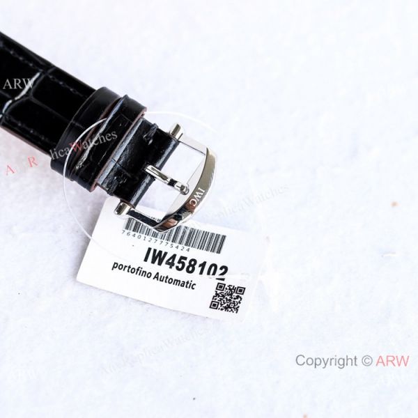 Swiss Replica IWC Portofino Stainless Steel Rhodium Dial Watch 37mm Swiss Replica IWC Portofino Stainless Steel Rhodium Dial Watch 37mm
