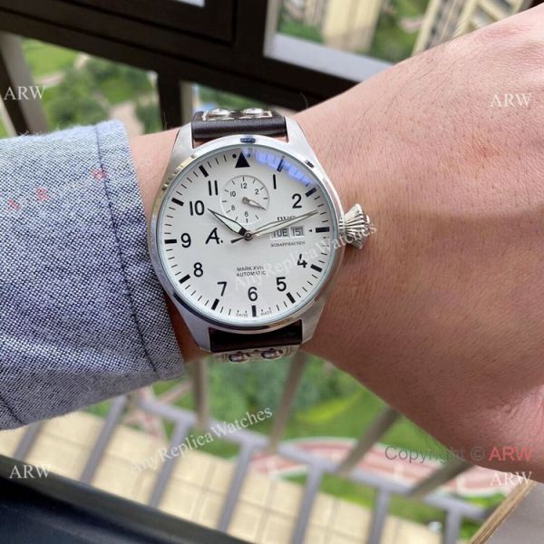 Copy IWC Pilot Mark XVIII Watches Rose Gold Blue Dial 44mm Copy IWC Pilot Mark XVIII Watches Rose Gold Blue Dial 44mm
