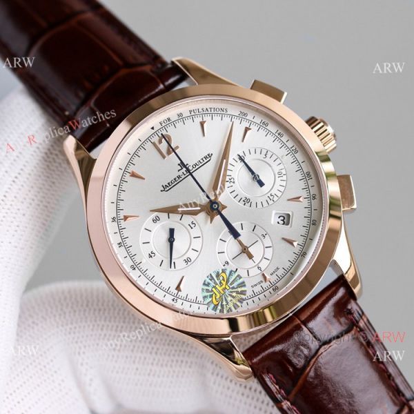 Swiss Copy Jaeger-LeCoultre Master Watch Rose Gold Chronograph Swiss Copy Jaeger-LeCoultre Master Watch Rose Gold Chronograph