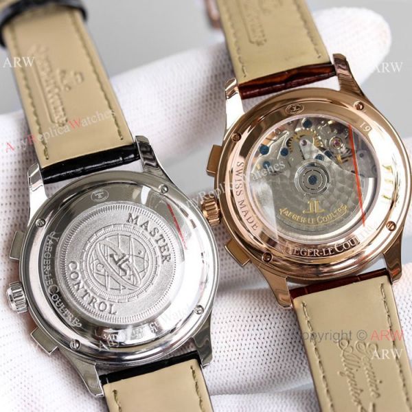 Swiss Fake Jaeger-LeCoultre Master Chronograph Watch Diamond Bezel Swiss Fake Jaeger-LeCoultre Master Chronograph Watch Diamond Bezel