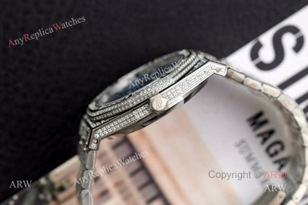 Ref 15400 Audemars Piguet Royal Oak Silver Diamonds Watches For Men Replica Swiss 3120 Ref 15400 Audemars Piguet Royal Oak Silver Diamonds Watches For Men Replica Swiss 3120
