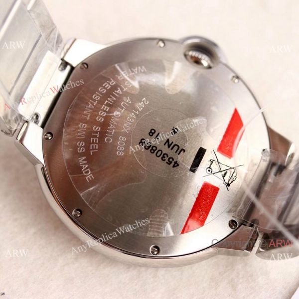 Swiss Grade Copy Cartier Ballon Bleu 42mm Watch Rhodium Dial Swiss Grade Copy Cartier Ballon Bleu 42mm Watch Rhodium Dial
