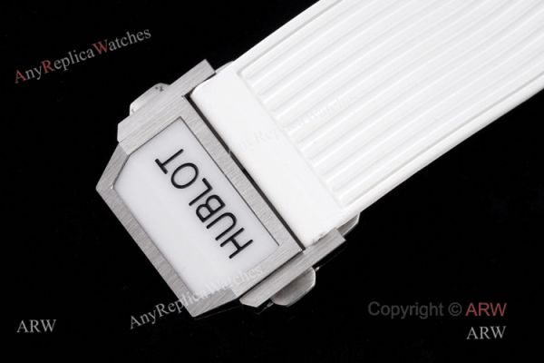 (HB) Best Hublot Big Bang Unico White Ceramic White Rubber Strap Replica Watch (HB) Best Hublot Big Bang Unico White Ceramic White Rubber Strap Replica Watch