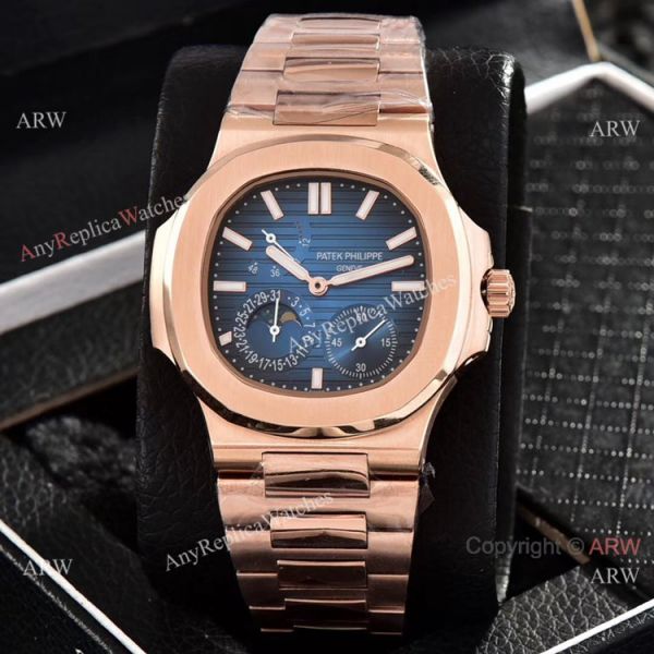 Patek Philippe Power Reserve Clone Watches Gray Gradient Dial Rose Gold 40mm Patek Philippe Power Reserve Clone Watches Gray Gradient Dial Rose Gold 40mm