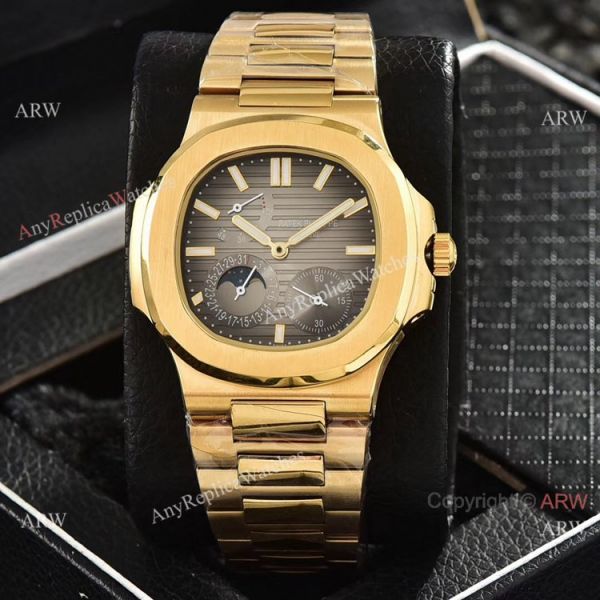 Patek Philippe Power Reserve Moonphase Copy Watches All Gold 40mm Patek Philippe Power Reserve Moonphase Copy Watches All Gold 40mm