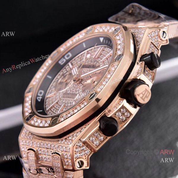 Copy Audemars Piguet Royal Oak Offshore Diver Iced Out Diamond Watches 43mm Copy Audemars Piguet Royal Oak Offshore Diver Iced Out Diamond Watches 43mm