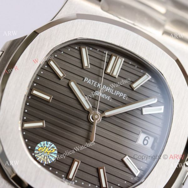 Swiss Grade Patek Philippe Nautilus PPF Factory Cal.324 Watch Stainless Steel Gray Dial 40mm Swiss Grade Patek Philippe Nautilus PPF Factory Cal.324 Watch Stainless Steel Gray Dial 40mm