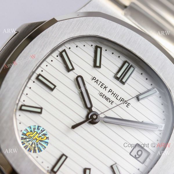 Swiss Grade Patek Philippe Nautilus PPF Factory Cal324 Watch Stainless Steel White Dial Swiss Grade Patek Philippe Nautilus PPF Factory Cal324 Watch Stainless Steel White Dial