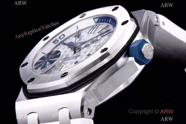 JF Factory V8 1:1 Best Audemars Piguet Divers Men Watch White Dial JF Factory V8 1:1 Best Audemars Piguet Divers Men Watch White Dial