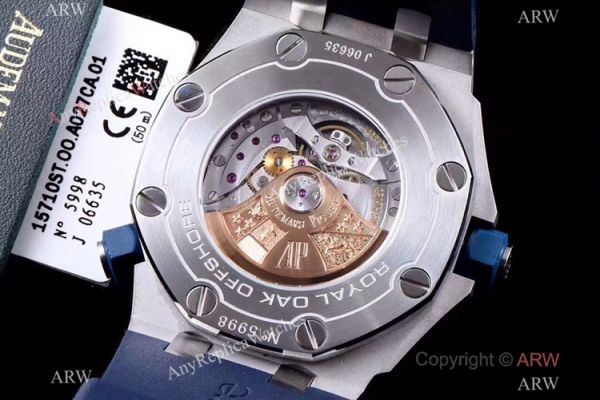 JF Factory V8 1:1 Best Audemars Piguet Divers Copy Watch Blue Dial JF Factory V8 1:1 Best Audemars Piguet Divers Copy Watch Blue Dial