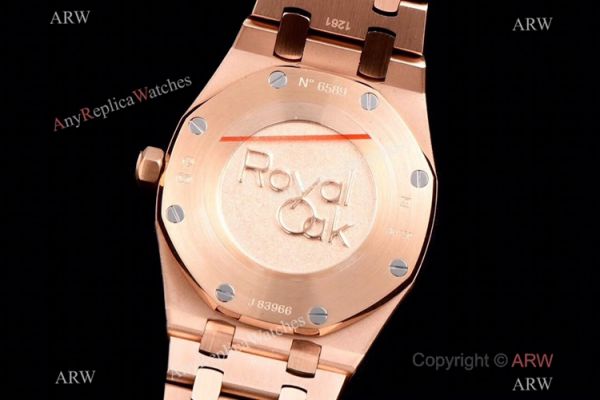 JF Audemars Piguet Lady Royal Oak Copy Watch Rose Gold White Dial 33mm JF Audemars Piguet Lady Royal Oak Copy Watch Rose Gold White Dial 33mm