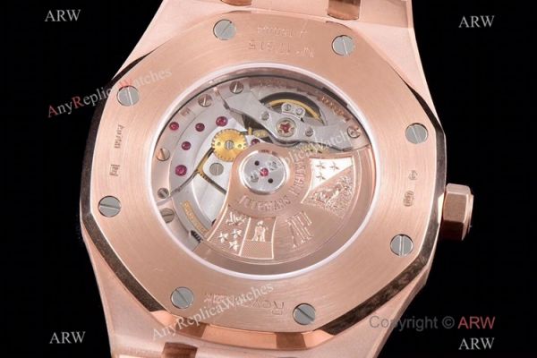 Grade 1A Replica Audemars Piguet Royal Oak JF v5 Version Rose Gold Watch 41mm Grade 1A Replica Audemars Piguet Royal Oak JF v5 Version Rose Gold Watch 41mm