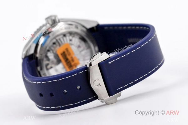 Swiss Copy Omega Seamaster Planet Ocean 600m Co-Axial GMT VSF 8605 Watch Blue Rubber Strap Swiss Copy Omega Seamaster Planet Ocean 600m Co-Axial GMT VSF 8605 Watch Blue Rubber Strap