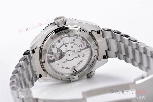 Swiss Copy Omega Seamaster Planet Ocean 600m GMT Watch VSF 8605 Stainless Steel Black Ceramic Bezel Swiss Copy Omega Seamaster Planet Ocean 600m GMT Watch VSF 8605 Stainless Steel Black Ceramic Bezel