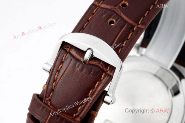 AI Factory Swiss Replica IWC Portofino Hand Wound 8 Days Moonphase Watch 45mm White Dial AI Factory Swiss Replica IWC Portofino Hand Wound 8 Days Moonphase Watch 45mm White Dial