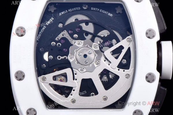 KV Factory 1:1 Best Replica Richard Mille RM011 White Ghost Limited Edition Watch KV Factory 1:1 Best Replica Richard Mille RM011 White Ghost Limited Edition Watch