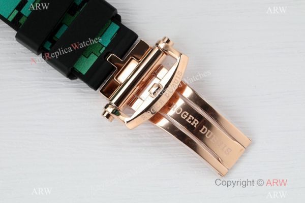 2021 New! BBR Factory Roger Dubuis Excalibur Skeleton Flying Tourbillon Watch Rose Gold Green Dial 2021 New! BBR Factory Roger Dubuis Excalibur Skeleton Flying Tourbillon Watch Rose Gold Green Dial