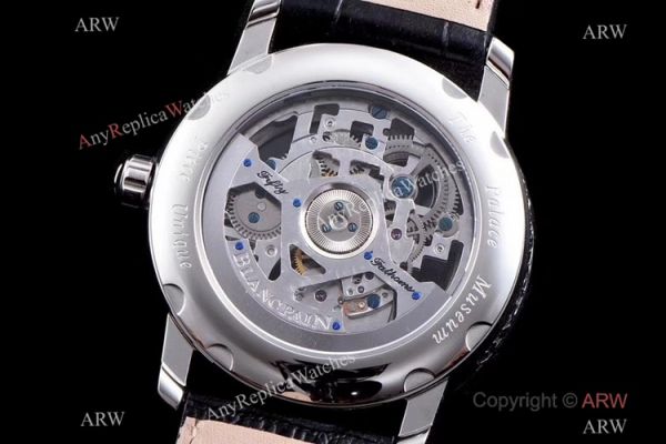 Super Clone Blancpain Fantasy Swiss Tourbillon Watch 43mm Black Leather Strap Super Clone Blancpain Fantasy Swiss Tourbillon Watch 43mm Black Leather Strap