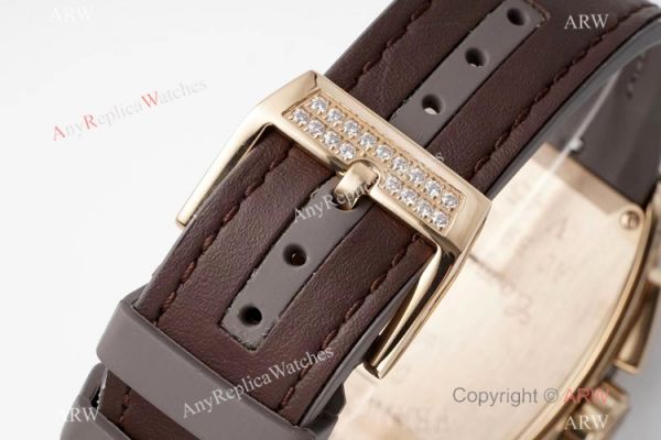 Swiss Grade One Copy Franck Muller Vanguard Yachting V45 Seagull 7750 Watch Diamond Case Brown Dial Swiss Grade One Copy Franck Muller Vanguard Yachting V45 Seagull 7750 Watch Diamond Case Brown Dial