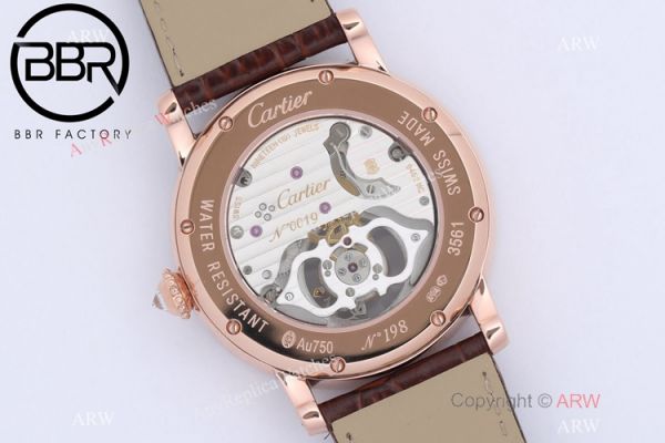 BBR Factory 1:1 Replica Cartier Rotonde De Tourbillon Watch Rose Gold 40mm BBR Factory 1:1 Replica Cartier Rotonde De Tourbillon Watch Rose Gold 40mm