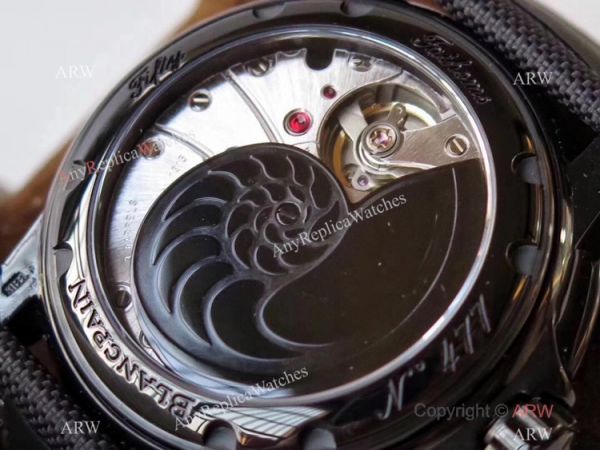 ZF Factory Swiss Replica Blancpain Fifty Fathoms Watch Solid Black ZF Factory Swiss Replica Blancpain Fifty Fathoms Watch Solid Black