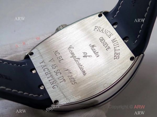 ZF Factory AAA Replica Franck Muller Vanguard Yachting V45 Watch Blue Dial 9015 Movement ZF Factory AAA Replica Franck Muller Vanguard Yachting V45 Watch Blue Dial 9015 Movement