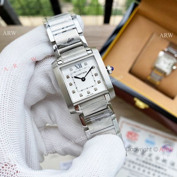 Best Copy Yellow Gold Cartier Ladies Tank Francaise Small Swiss Quartz Watch Best Copy Yellow Gold Cartier Ladies Tank Francaise Small Swiss Quartz Watch