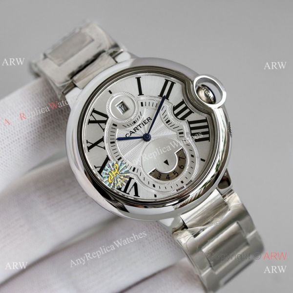 JH Factory Swiss Copy Ballon Bleu Cartier 9120 Movement Watch 42mm Stainless Steel JH Factory Swiss Copy Ballon Bleu Cartier 9120 Movement Watch 42mm Stainless Steel