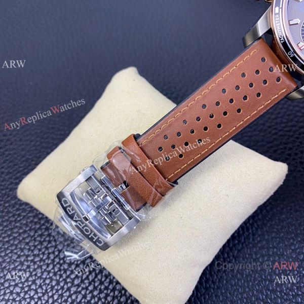 Swiss Grade One Chopard Mille Miglia GTS Azzurro Chrono Watch Rose Gold Crown Swiss Grade One Chopard Mille Miglia GTS Azzurro Chrono Watch Rose Gold Crown