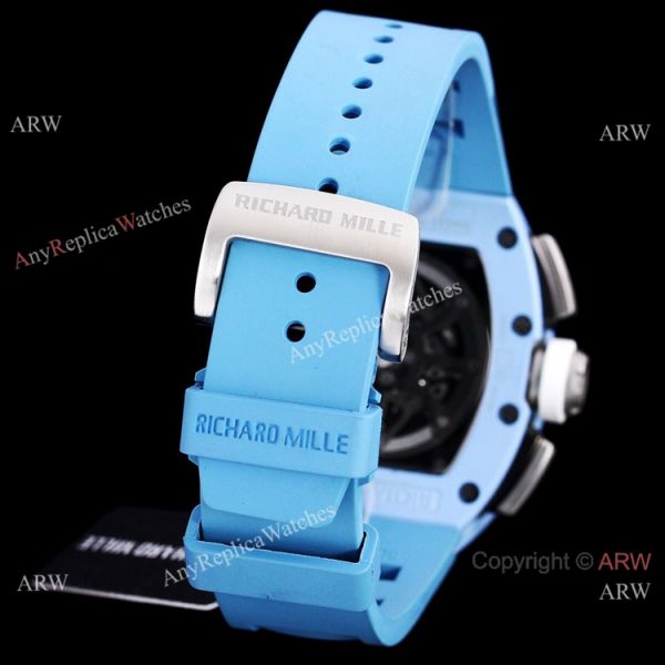 Best Replica Light Blue Richard Mille RM011-FM Baby Blue Last Edition Ceramic Watch For Men Best Replica Light Blue Richard Mille RM011-FM Baby Blue Last Edition Ceramic Watch For Men