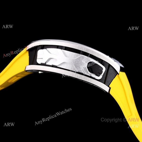 Replica Richard Mille RM 62-01 Tourbillon Watch Yellow Rubber Band Strap Replica Richard Mille RM 62-01 Tourbillon Watch Yellow Rubber Band Strap