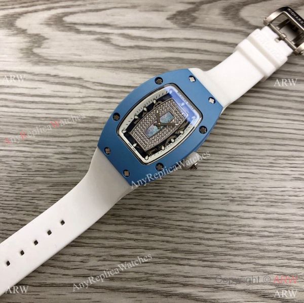 Swiss Replica Richard Mille RM007 Blue Case Watch 31mm Swiss Replica Richard Mille RM007 Blue Case Watch 31mm