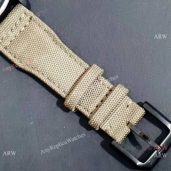 New Clone IWC Pilots Quartz Green fabric Leather Strap Watch New Clone IWC Pilots Quartz Green fabric Leather Strap Watch
