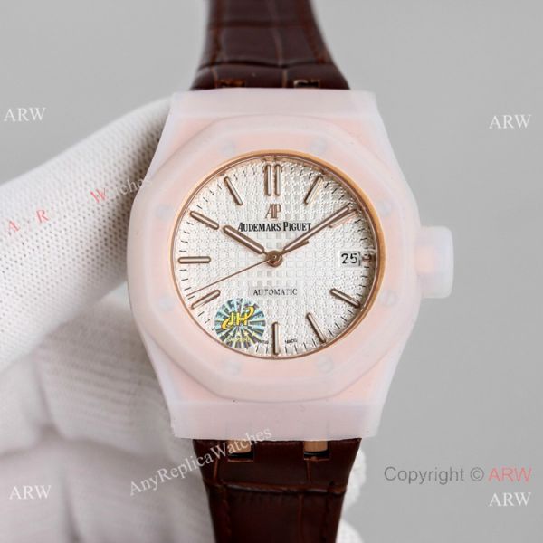 JH Factory Audemars Piguet Royal Oak Rose Gold 37mm Gray Dial Watch JH Factory Audemars Piguet Royal Oak Rose Gold 37mm Gray Dial Watch