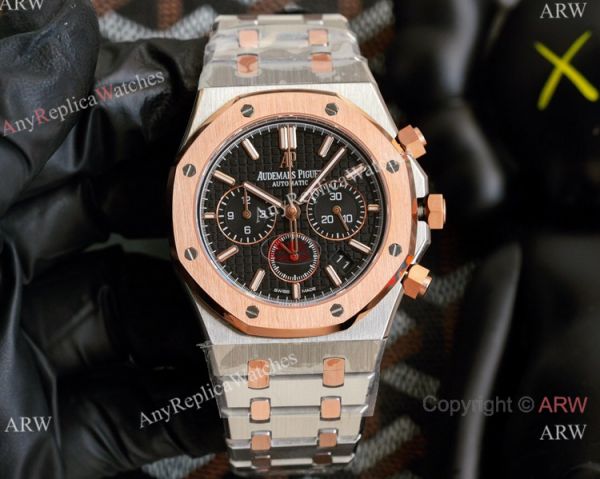 Knockoff Audemars Piguet Royal Oak 42mm Watch 2-Tone Rose Gold Chronograph Knockoff Audemars Piguet Royal Oak 42mm Watch 2-Tone Rose Gold Chronograph