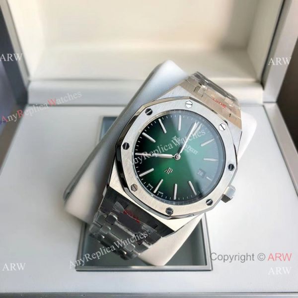 2021 NEW! Clone Audemars Piguet Jumbo Extra-Thin Watch Stainless Steel Green Gradient Dial 2021 NEW! Clone Audemars Piguet Jumbo Extra-Thin Watch Stainless Steel Green Gradient Dial
