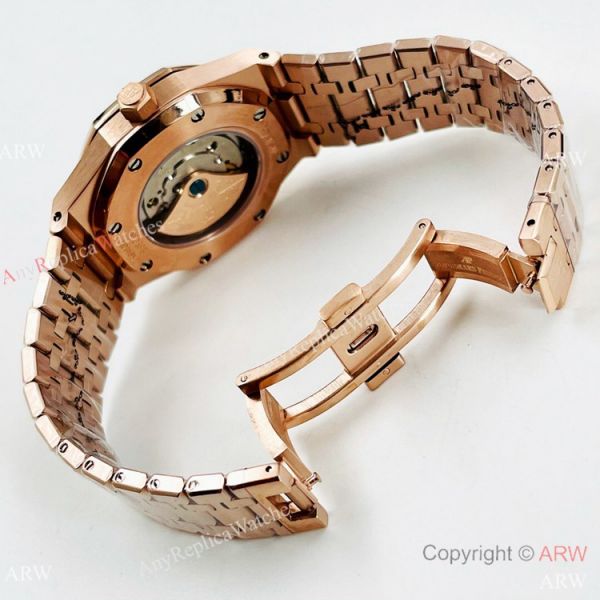 High Quality Audemars Piguet Rose Gold Royal Oak Blank Face Watch High Quality Audemars Piguet Rose Gold Royal Oak Blank Face Watch