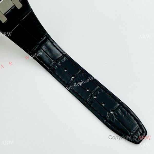 Best Quality Audemars Piguet Royal Oak Autoamtic Watch Black Leather Strap Best Quality Audemars Piguet Royal Oak Autoamtic Watch Black Leather Strap
