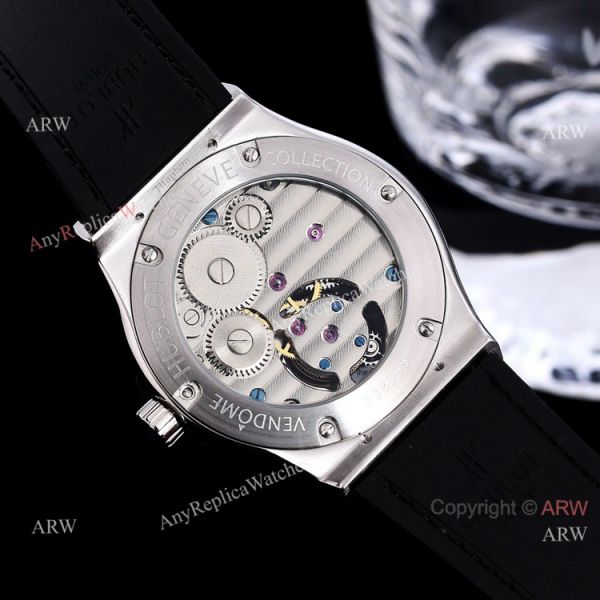Best Replica Hublot Full Diamond Watch Rose Gold Black Dial Black Leather Strap Best Replica Hublot Full Diamond Watch Rose Gold Black Dial Black Leather Strap