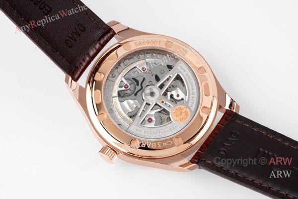 ZF Factory Iwc Portuguese 40 Rose Gold White Dial Brown Leather Strap Watch Replica ZF Factory Iwc Portuguese 40 Rose Gold White Dial Brown Leather Strap Watch Replica