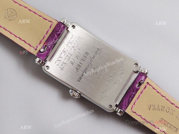 2021 New Franck Muller Long Island 952QZ Purple Leather Strap Franck Muller 1:1 Copy Watch 2021 New Franck Muller Long Island 952QZ Purple Leather Strap Franck Muller 1:1 Copy Watch
