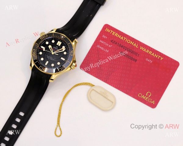 Super Clone Omega Seamaster James Bond OR 8800 Movement Watch Gold Case 42mm Super Clone Omega Seamaster James Bond OR 8800 Movement Watch Gold Case 42mm